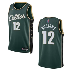 Boston Celtics Grant Williams 2022-23 City Edition Dark Green Swingman Jersey - Alzaintravels