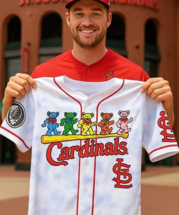 St. Louis Cardinals Grateful Dead Bears Jersey - Limited Edition Fan Gear