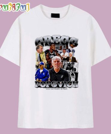 Gregg Popovich San Antonio Spurs Picture Collage T Shirt