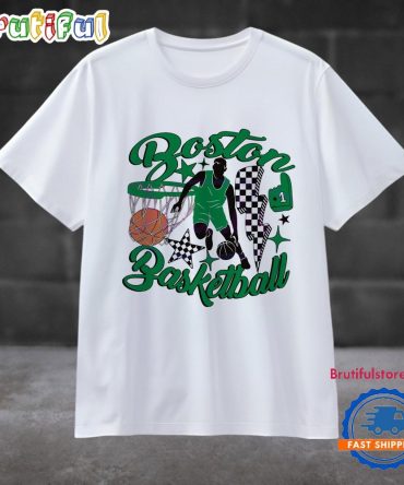 Groovy Nba Boston Basketball T Shirt