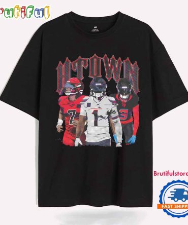 H Town Texans 731 Football Players T Shirt