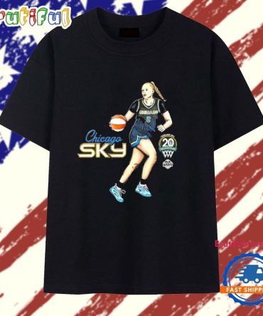 Hailey Van Lith Chicago Sky 20 Seasons 2025 Wnba Cartoon T Shirt