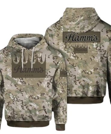 Beer Hoodie Hamm Is Beer Camouflages Army Green Hoodie Awesome Beer