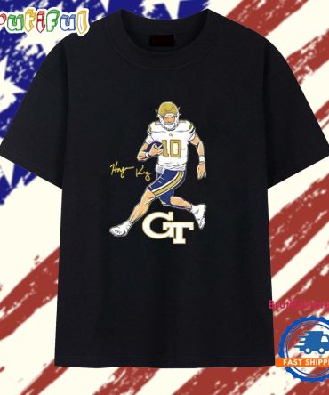 Haynes King Georgia Tech Yellow Jackets Signature Superstar Pose T Shirt