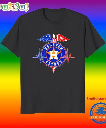 Healthcare Houston Astros Heart Beat T Shirt