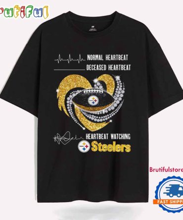 Heartbeat Watching Pittsburgh Steelers 2025 T Shirt