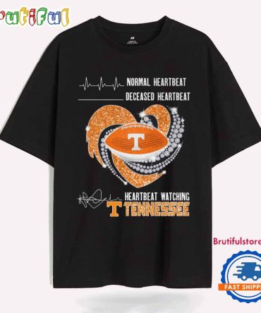 Heartbeat Watching Tennessee Volunteers 2025 New T Shirt