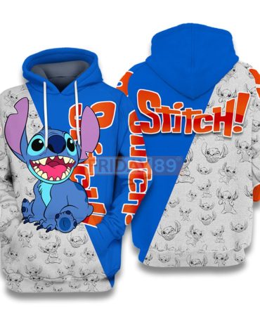 Stitch T-Shirt Smiley Face Experiment 626 Lilo & Stitch T-Shirt Cute Dn Hoodie