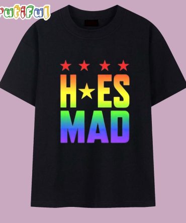 Hoes Mad Rainbow Color Five Stars T Shirt