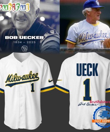 Honoring The Legend Brewers Icon And Baseball Hall Of Famer Bob Uecker Signature Jersey Shirt