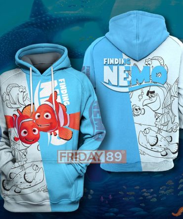Finding Nemo T-Shirt Finding Nemo Blue T-Shirt Amazing Disney Hoodie