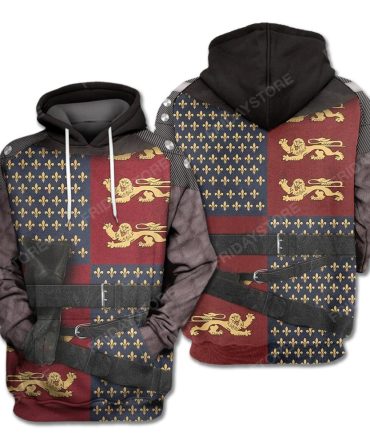 Historical T-Shirt Historical Henry V Suit 3D Costume Hoodie Historical Hoodie