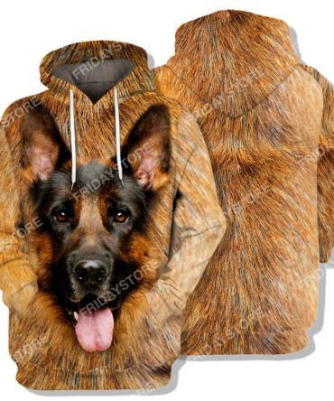 Dog Hoodie German Shepherd Hoodie T-Shirt German Shepherd Dog Graphic Shirt Dog Hoodie
