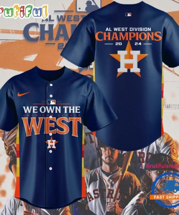 Houston Astros 2024 Al West Division Champions Jersey Shirt