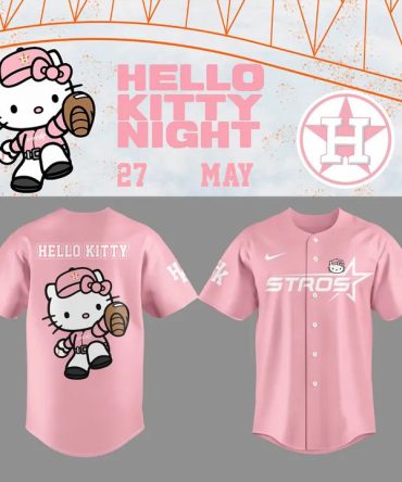 Limited Edition Hello Kitty Astros Pink Jersey – Perfect For Fans & Collectors!