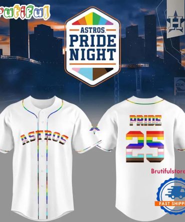 Houston Astros Pride Night 25’ Jersey Shirt