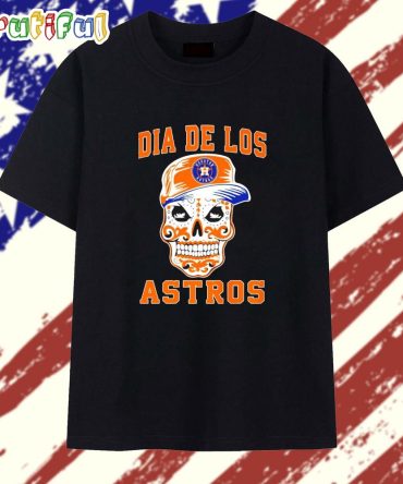 Houston Astros Sugar Skull Dia De Los Astros T Shirt