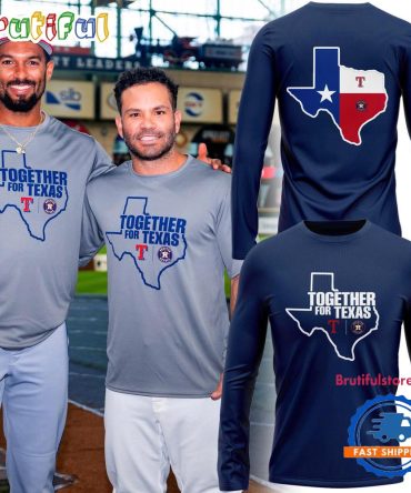 Houston Astros Together For Texas 2025 Blue Long Sleeve Shirt