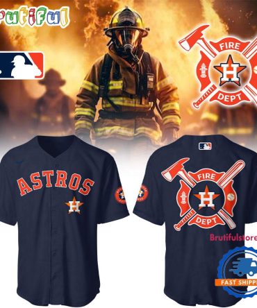 Houston Astros X Firefighter Appreciation Night 3D Print Jersey Shirt