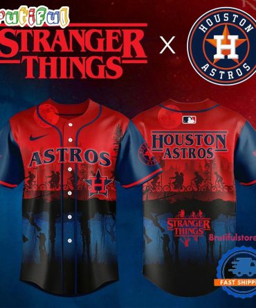 Houston Astros X Stranger Things Game 2025 Jersey Shirt