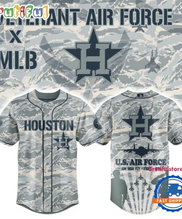 Houston Astros X Veteran U.S Air Force 2025 Baseball Jersey