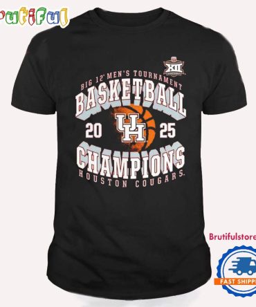 Houston Cougars 2025 Big 12 Men’S Basketball Champions T Shirt