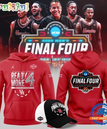 Houston Cougars 2025 Final Four Regional Champions Locker Room Limited Edition Hoodie