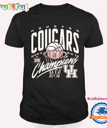 Houston Cougars 2025 Men’S Basketball Big 12 Champions T Shirt