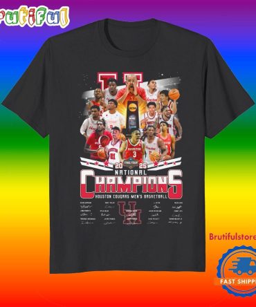 Houston Cougars Men'S Basketball 2025 Final Four Champions Signature T Shirt