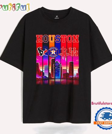 Houston Pride Home Teams Hometown Heart T Shirt