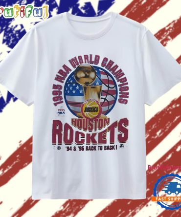 Houston Rockets 1995 Nba World Champions Vintage T Shirt