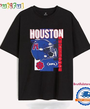 Houston Roughnecks Helmet Frame Ufl T Shirt