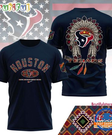 Houston Texans Native American Heritage Month 3D Shirt