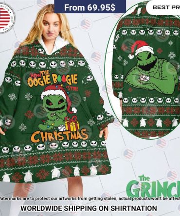 How The Oogie Boogie Stole Christmas Hoodie Blanket