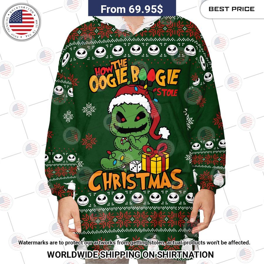 How The Oogie Boogie Stole Christmas Hoodie Blanket - Image 2