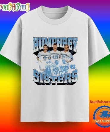Humphrey Sisters Unc Lacrosse Player Collage T Shirt