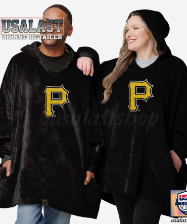 New Mlb Pittsburgh Pirates Lightweight Blanket Hoodie Hoodie Blanket