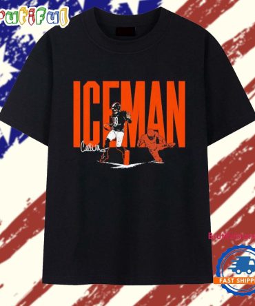 Iceman Caleb Williams Chicago Bears Signature T Shirt