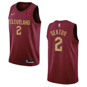 2022-23 Icon Edition Cleveland Cavaliers Collin Sexton Wine Swingman Jersey - Alzaintravels
