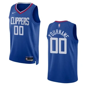 2022-23 Icon Edition Los Angeles Clippers Custom Royal Swingman Jersey - Alzaintravels