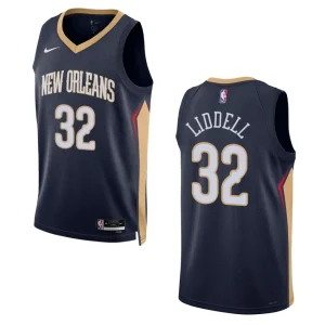 2022-23 Icon Edition New Orleans Pelicans E.J. Liddell Navy Swingman Jersey - Alzaintravels