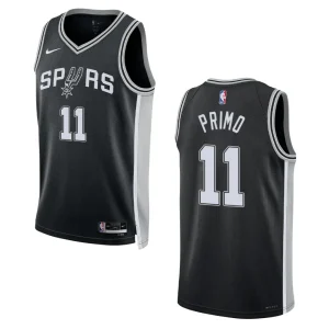 2022-23 Icon Edition San Antonio Spurs Joshua Primo Black Swingman Jersey - Alzaintravels
