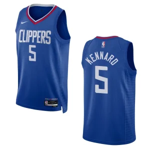 2022-23 Icon Edition Los Angeles Clippers Luke Kennard Royal Swingman Jersey - Alzaintravels
