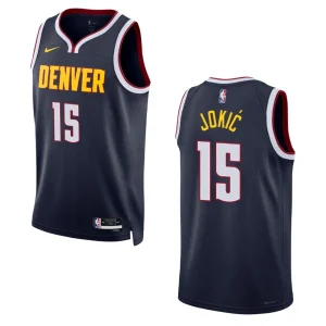 2022-23 Icon Edition Denver Nuggets Nikola Jokic Navy Swingman Jersey - Alzaintravels