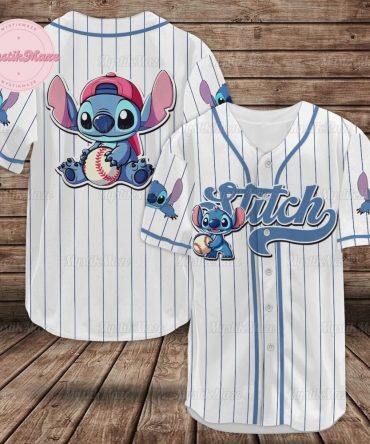 Stitch Baseball Jersey – Cute & Stylish Cartoon Sports Shirt For Kids & Adults