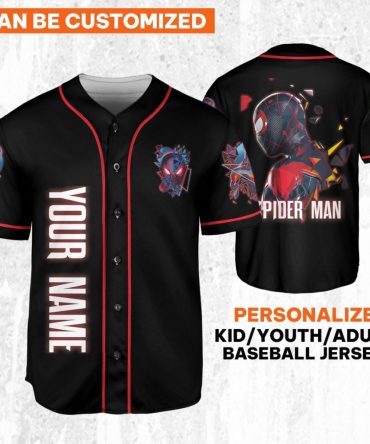Custom Spider Hero Baseball Jersey – Personalize For Kids, Youth & Adults!