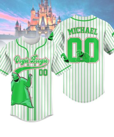 Oogie Boogie Custom Baseball Jersey - Personalized Name & Number - Halloween Gift