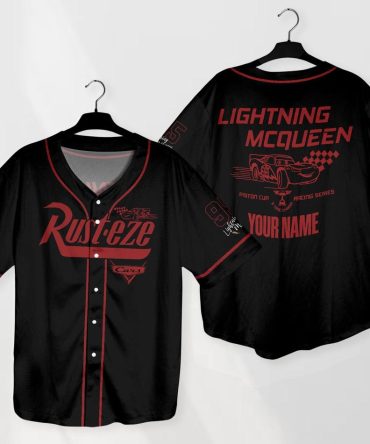 Custom Lightning Mcqueen Jersey - Personalized Racing Shirt For Disney Cars Fans