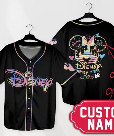 Custom Disney Family Trip 2025 Jersey – Personalize Your Magical Adventure!