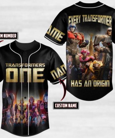 Custom Transformers Jersey - Personalize With Your Name & Number , Limited Edition